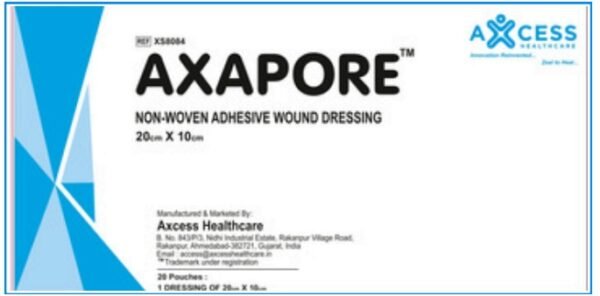 Post Operative Non-Woven Absorbent Dressing With Acrylic Adhesive - AXAPORE - Image 2