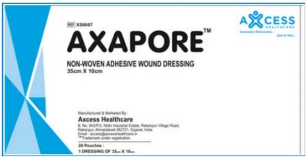 Post Operative Non-Woven Absorbent Dressing With Acrylic Adhesive - AXAPORE - Image 4