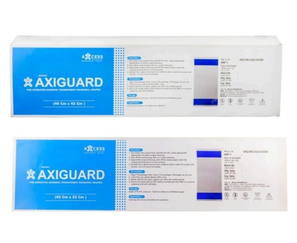 Pre Operative Adhesive Transparent Incisional Drapes - Axiguard